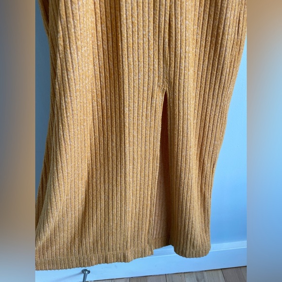 Daily Practice by Anthropologie Barre Midi Dress - Mustard Yellow - Size Small - Picture 10 of 16